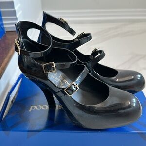 Vivienne Westwood Anglomania + Melissa Black pumps EU 38 Rare EUC like new